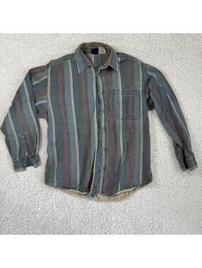 Vtg Men’s Saugatuck Dry Goods Co. Button Up Long Sleeve Shirt (size S) #TM225
